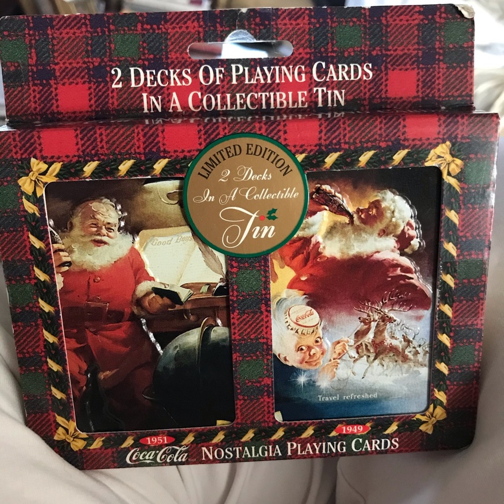 Coco Cola memorabilia.  Deck of unopened Cards .